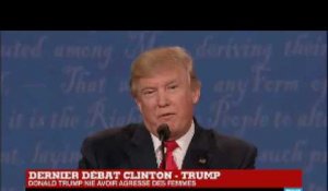 Présidentielle US - Dernier débat Donald Trump : "La fondation Clinton est une entreprise criminelle"