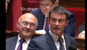 Le lapsus de Manuel Valls qui se trompe de président à l'Assemblée