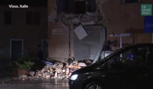Les images après un nouveau séisme en Italie