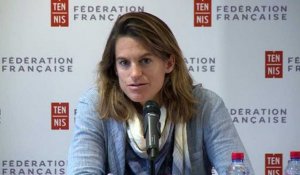 FedCup - France: conférence de presse de Amélie Mauresmo