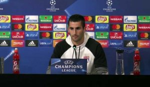 C1     Juventus - Lyon: conférence de presse de Maxime Gonalons