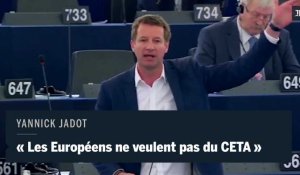 Le discours de Yannick Jadot contre le CETA vu plus d'un million de fois sur Facebook