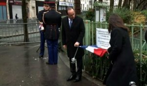13-Novembre: Hollande dévoile les plaques commémoratives