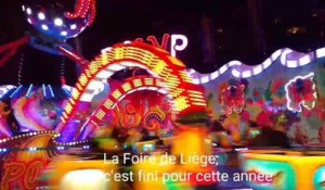 La Foire d'octobre à Liège, c'est fini pour cette année!