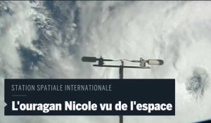 L'ouragan Nicole filmé depuis la Station spatiale internationale