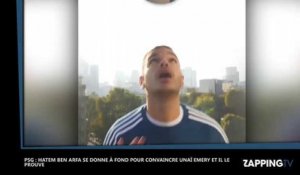 PSG : Hatem Ben Arfa se donne à fond pour convaincre Unai Emery et il le prouve sur Instagram