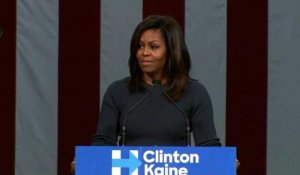 Michelle Obama dénonce les propos de Trump sur les femmes