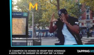 Le champion du monde de Krump rend hommage à Edith Piaf en dansant du hip-hop sur un remix de "La Foule" (vidéo)