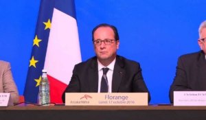Visite de François Hollande à Florange