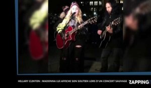 Hillary Clinton : Madonna lui apporte son soutien lors d'un concert sauvage