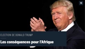 Election de Trump : " C'est une bonne nouvelle pour les présidents africains contestés"