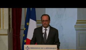 Hollande: l'élection de Trump "ouvre une période d'incertitude"