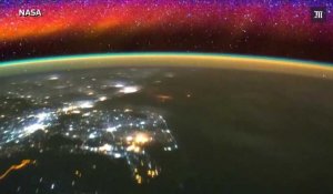 La terre vue en timelapse depuis la station spatiale internationale.