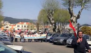 Manifestation à Ajaccio