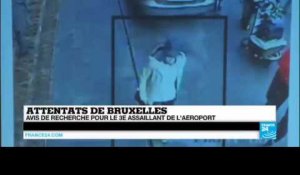 Attentats de Bruxelles : nouvelle vidéo de "l'homme au chapeau", le 3ème assaillant de l'aéroport