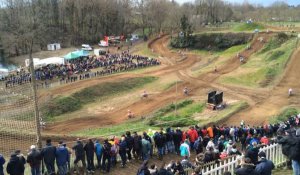 Motocross de Romagné vu du ciel