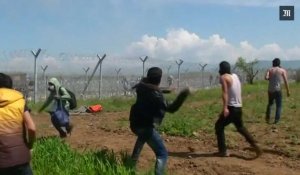 Plusieurs centaines de migrants blessés à la frontière gréco-macédonienne