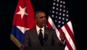 Barack Obama s'adresse aux Cubains depuis La Havane