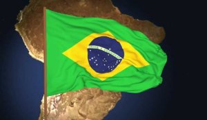 Le Brésil et son drapeau