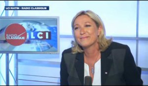 Marine Le Pen : "Ce sont les diktats de l'Union Européenne qui bloquent l'économie française"