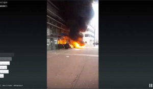 Loi Travail : des jeunes mettent le feu à un lycée de Levallois-Perret
