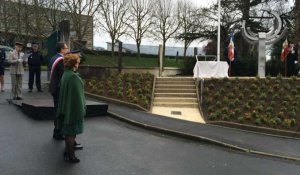 Inauguration de la nouvelle stèle commémorant l'hôpital irlandais 
