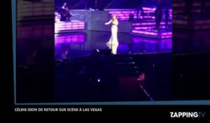 Céline Dion remonte sur scène et rassure sur son état de santé (Vidéo)