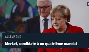 Angela Merkel annonce sa candidature à un quatrième mandat de chancelière