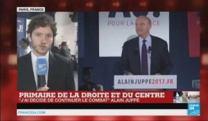 Primaire de la droite : certains partisans d'Alain Juppé se demandent pourquoi leur candidat ne se range pas derrière Fillon