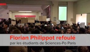 Florian Philippot refoulé par les étudiants de Sciences-Po Paris