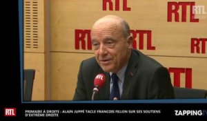 Primaire à droite : Alain Juppé tacle François Fillon sur ses soutiens d'extrême droite