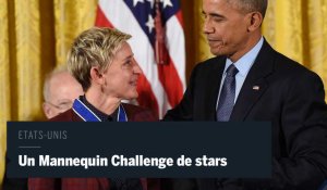 Un Mannequin Challenge de stars à la Maison Blanche 