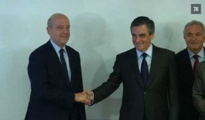 Primaire de la droite : salutations expédiées entre Fillon et Juppé