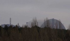 Tchernobyl : inauguration du dôme recouvrant de la centrale