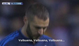 Valence : Benzema chambré par des "Valbuena, Valbuena" !
