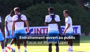 Entraînement : focus sur Maxime Lopez