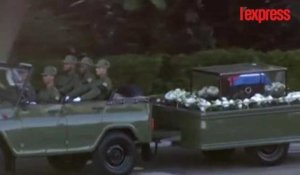 L'urne funéraire de Fidel Castro a commencé son voyage à travers Cuba