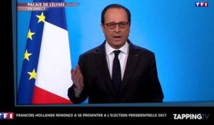 François Hollande renonce à se présenter à la présidentielle 2017, l'annonce choc (Vidéo)