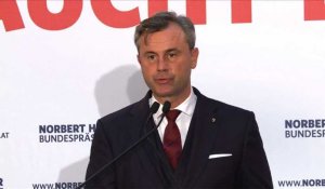 Autriche: dernier meeting d'Hofer, candidat d'extrême droite