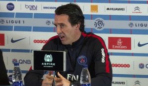 Paris SG - Unai Emery: "Cavani est en confiance. Je veux qu'il batte le record de Ibrahimovic (de 156 buts avec le PSG)"