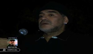 "Je me sens Cubain", dit Maradona, à Cuba