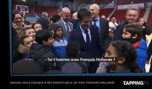 Quand Manuel Valls explique à des enfants qu'il habite avec François Hollande (Vidéo)