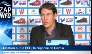 Zap : la réponse détournée de Garcia sur le PSG !