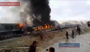 Collision ferroviaire en Iran, une trentaine de morts
