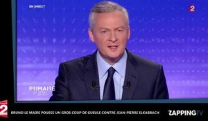 Primaire à droite - Bruno Le Maire : Son violent coup de gueule contre Jean-Pierre Elkabbach (Vidéo)
