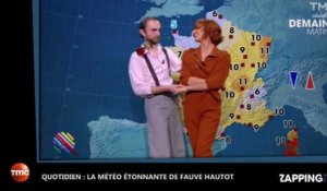 Quotidien : Fauve Hautot présente la météo en dansant, la séquence étonnante (Vidéo)
