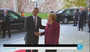 À Berlin, Obama et les dirigeants de l'UE mettent Trump en garde