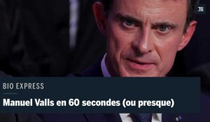 Manuel Valls en 60 secondes (ou presque)