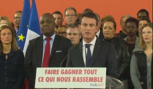 Manuel Valls se déclare candidat à l'élection présidentielle