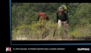 M Pokora en souffrance et les pieds en sang dans "À l'état sauvage" (Vidéo)